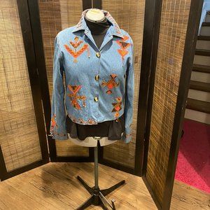 Appliqued Jean Jacket*